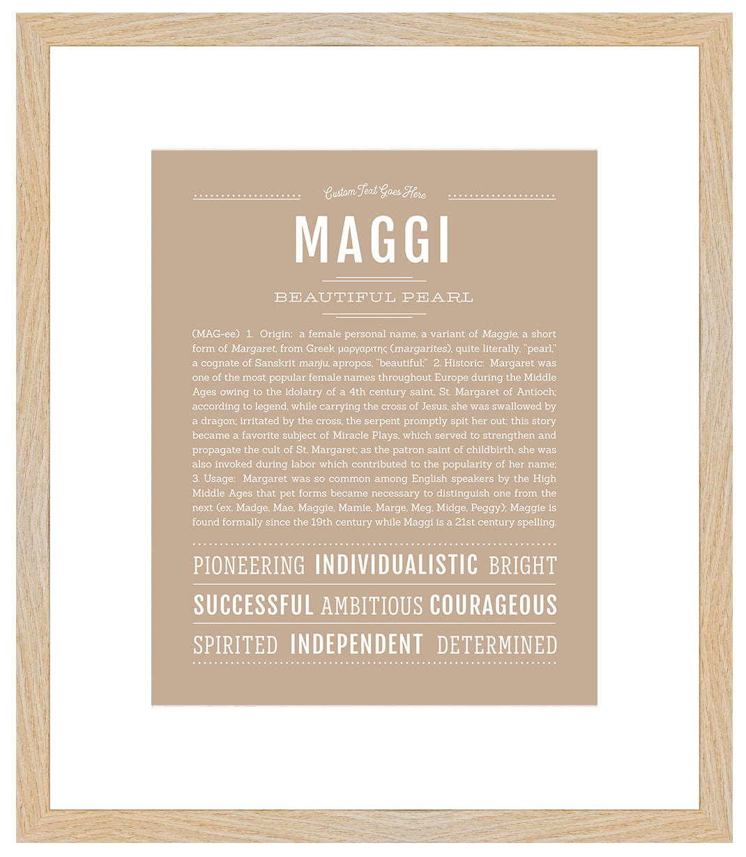 Maggi | Name Art Print