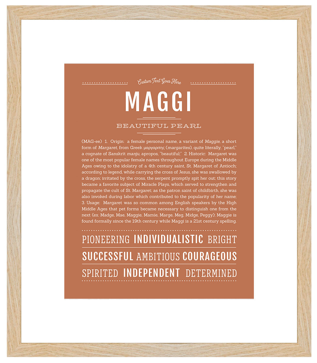 Maggi | Name Art Print