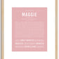 Maggie | Name Art Print