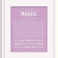 Frame Options | Lilac | White Frame, Matted