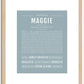 Maggie | Name Art Print