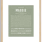 Maggie | Name Art Print