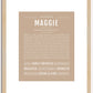 Maggie | Name Art Print