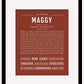 Maggy | Name Art Print