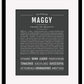 Maggy | Name Art Print