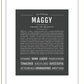 Maggy | Name Art Print