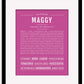 Maggy | Name Art Print