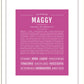 Maggy | Name Art Print