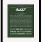 Maggy | Name Art Print
