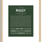 Maggy | Name Art Print
