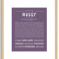 Maggy | Name Art Print