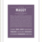 Maggy | Name Art Print