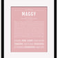 Maggy | Name Art Print