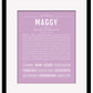 Maggy | Name Art Print