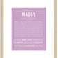 Maggy | Name Art Print