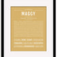 Maggy | Name Art Print