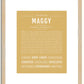 Maggy | Name Art Print
