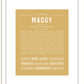 Maggy | Name Art Print