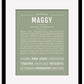 Maggy | Name Art Print
