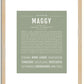 Maggy | Name Art Print