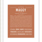 Maggy | Name Art Print
