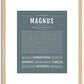 Magnus | Name Art Print