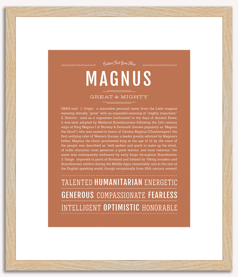 Magnus | Name Art Print