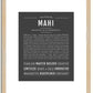 Mahi | Name Art Print