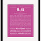 Mahi | Name Art Print