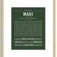 Mahi | Name Art Print