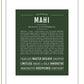 Mahi | Name Art Print