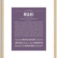 Mahi | Name Art Print