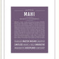 Mahi | Name Art Print