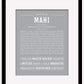 Mahi | Name Art Print