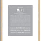 Mahi | Name Art Print