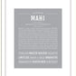 Mahi | Name Art Print