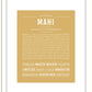 Mahi | Name Art Print