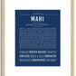Mahi | Name Art Print