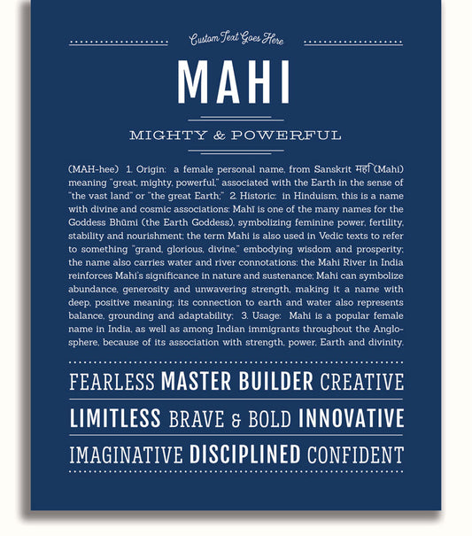 Frame Options | Midnight Blue | White Frame, Matted