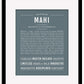 Mahi | Name Art Print