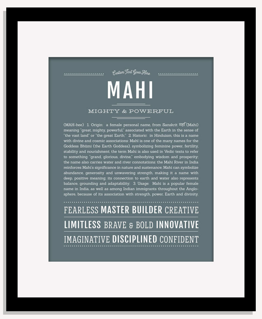 Mahi | Name Art Print