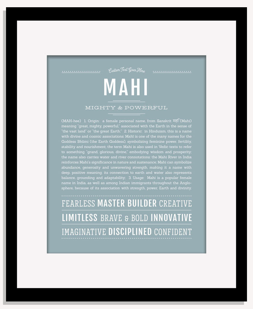 Mahi | Name Art Print