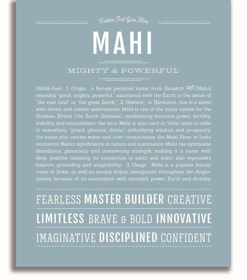 Frame Options | Powder Blue | White Frame, Matted
