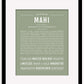 Mahi | Name Art Print