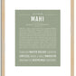 Mahi | Name Art Print