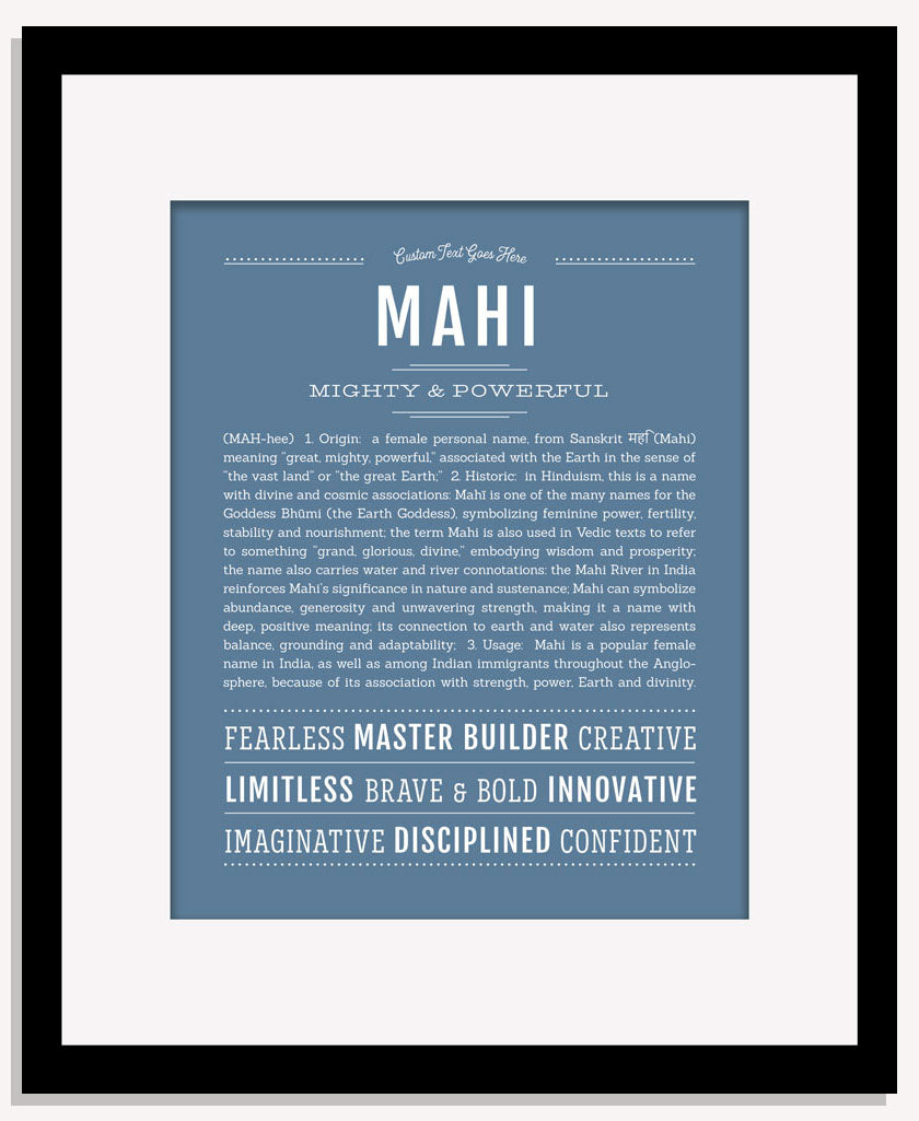 Mahi | Name Art Print