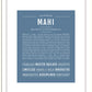 Mahi | Name Art Print