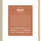 Mahi | Name Art Print