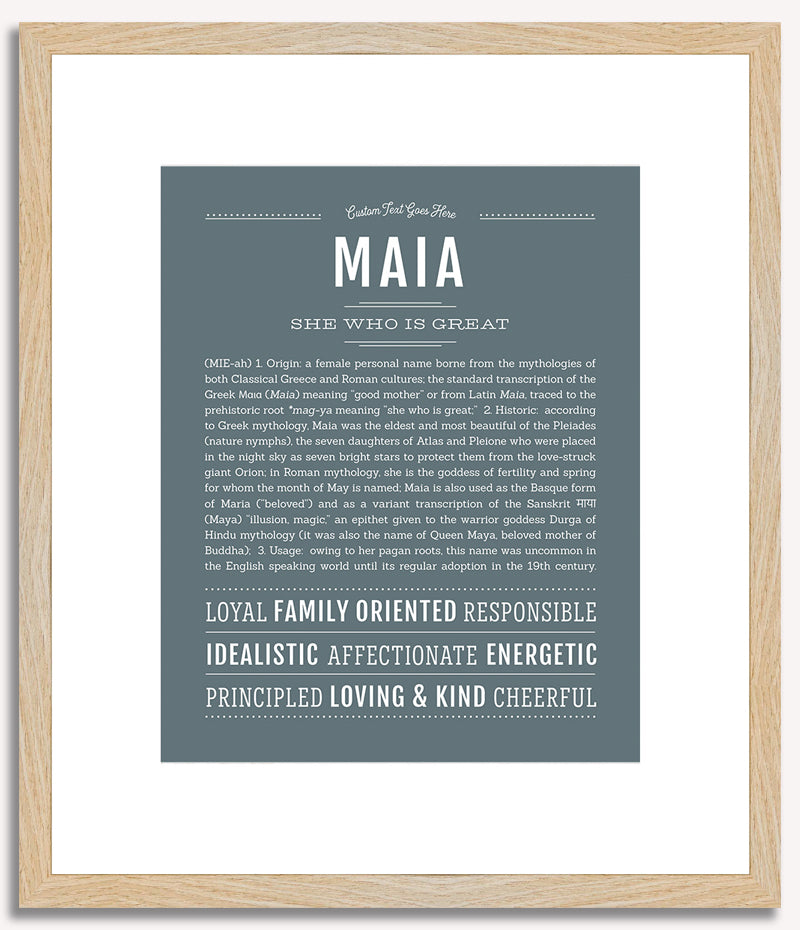 Maia | Name Art Print