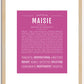 Maisie | Name Art Print